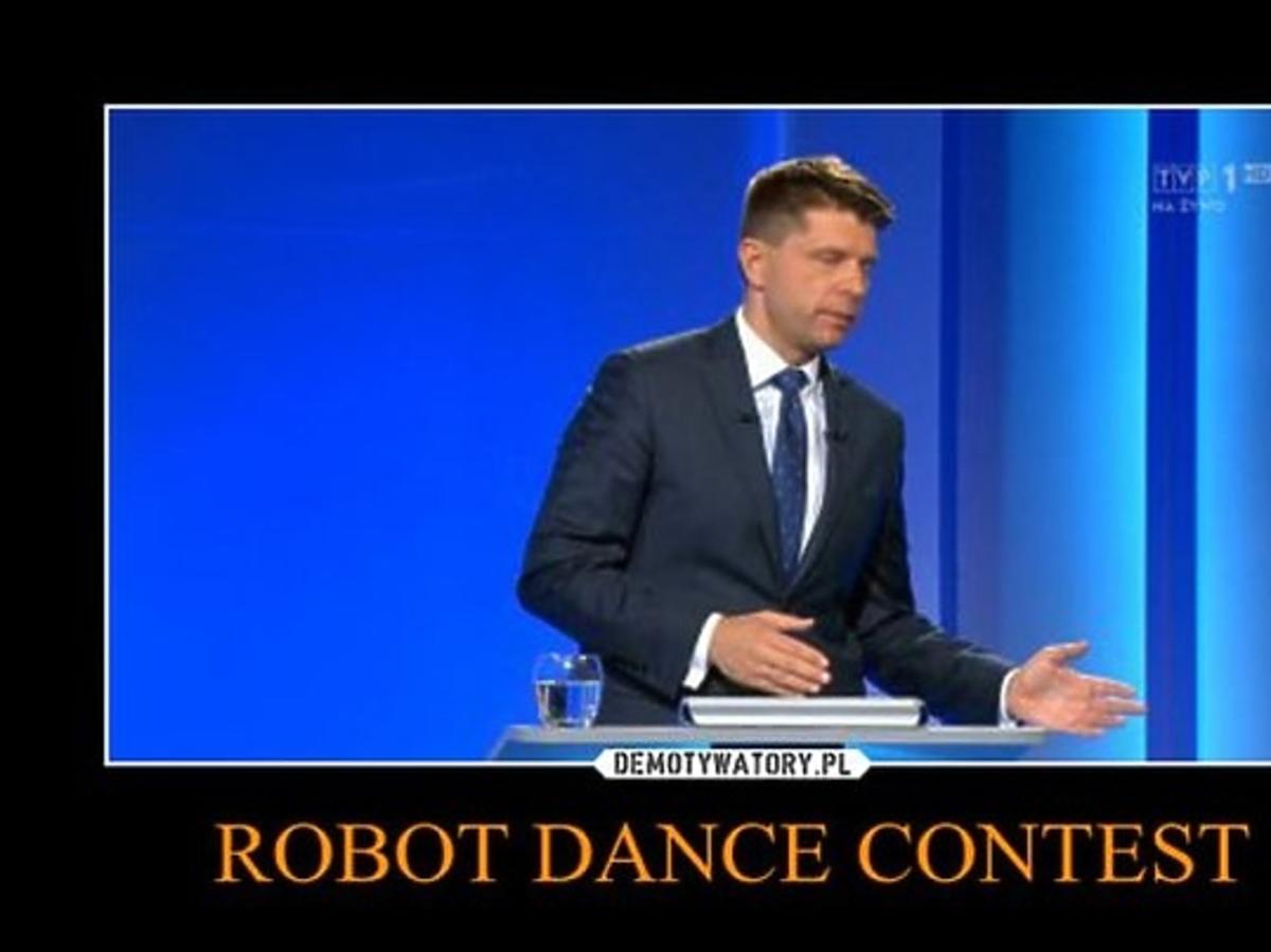 Ryszard Petru podczas debaty przedwyborczej