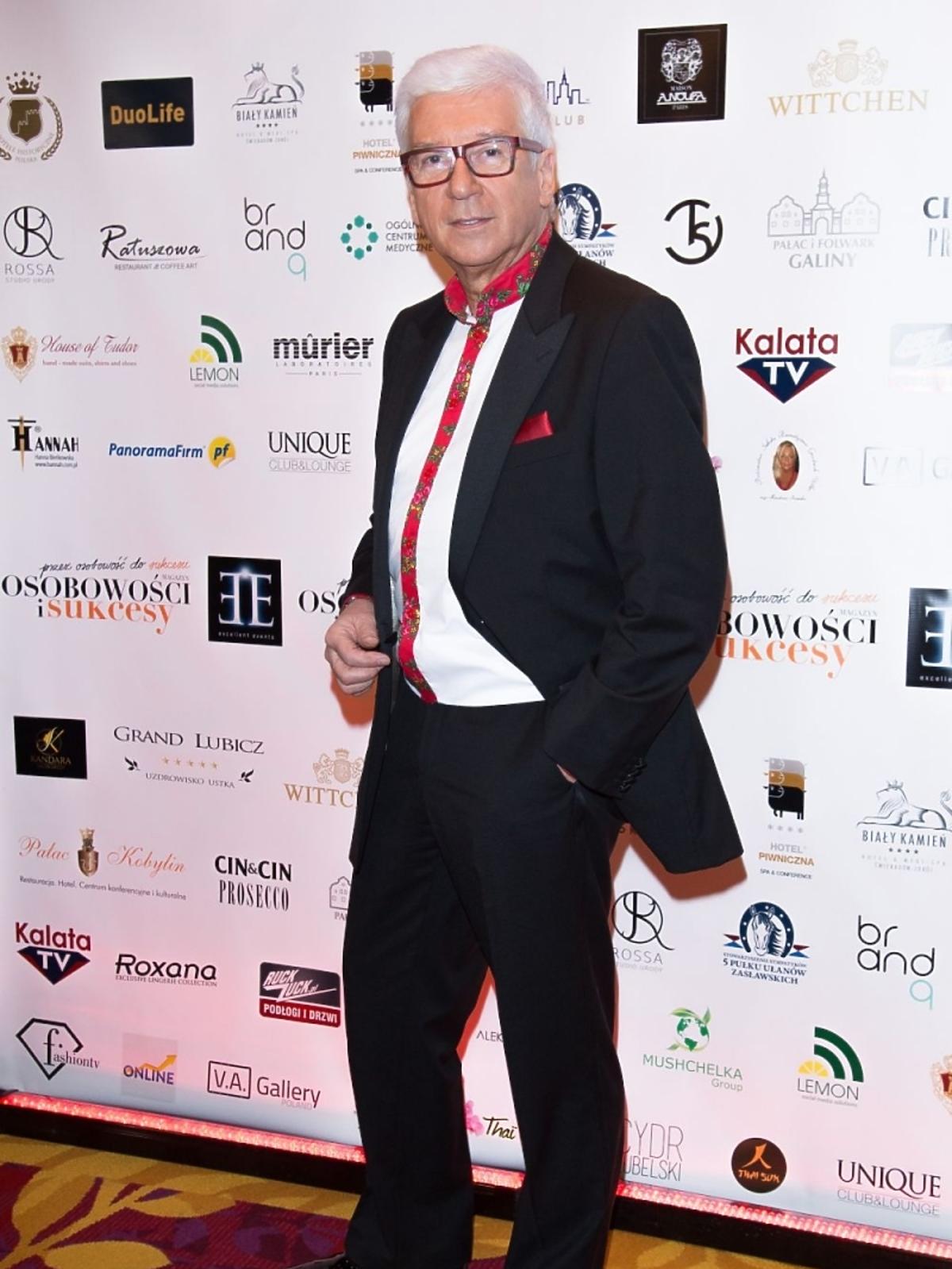Ryszard Rembiszewski na gali Osobowości i sukcesy 2015