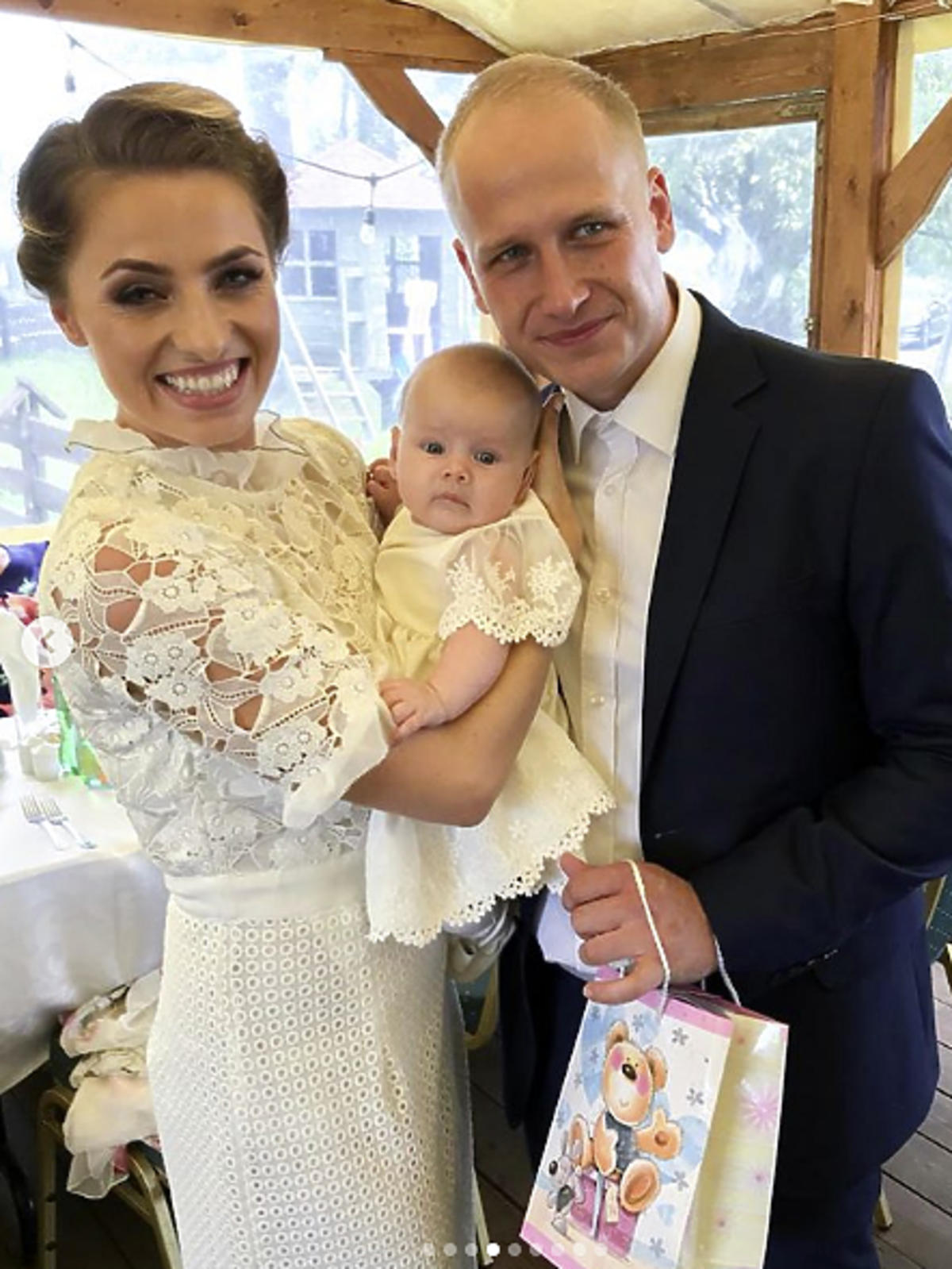 Sabina Jeszko, chrzciny córeczki