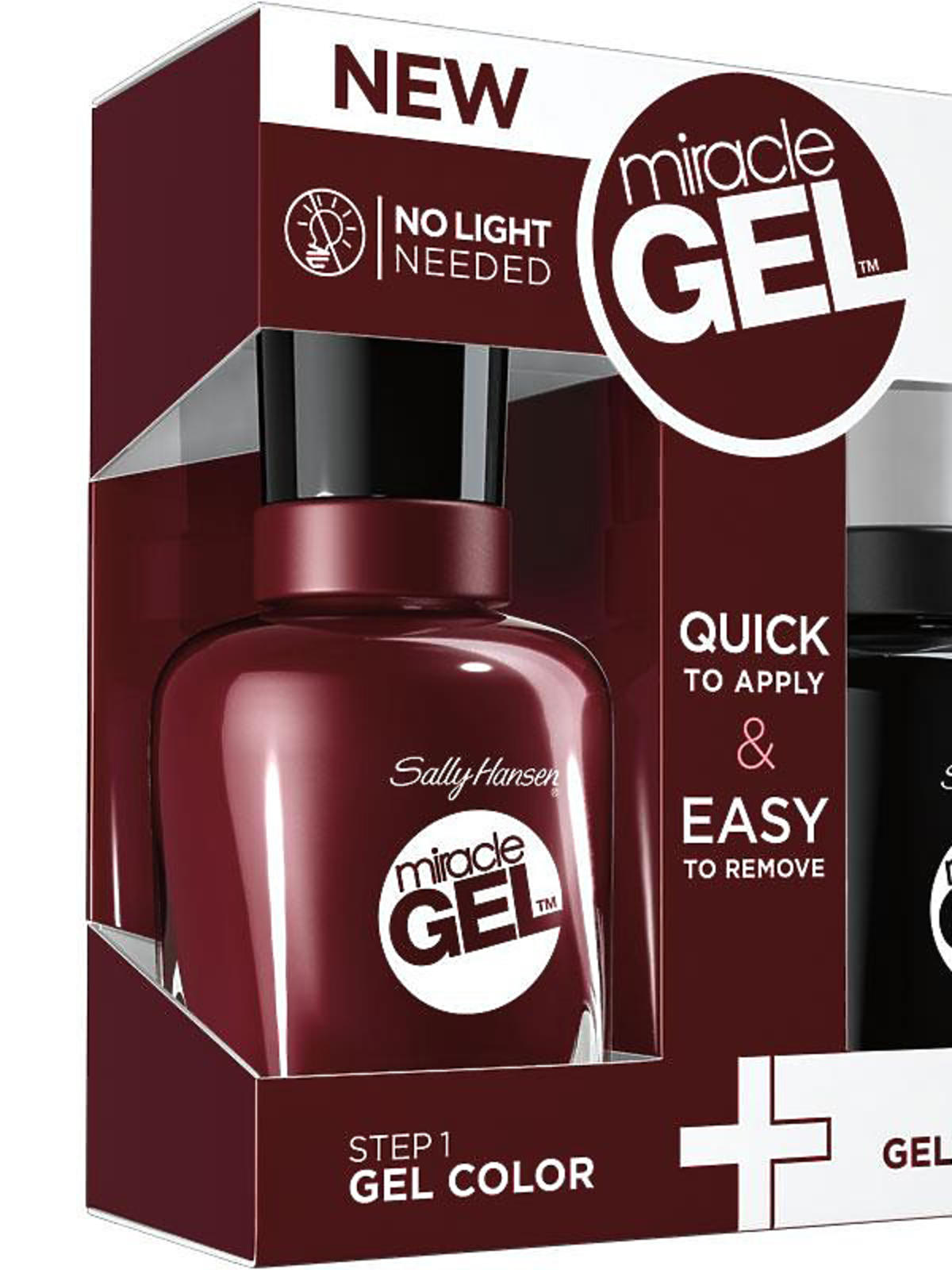Zestaw do żelowego manicure bez lampy UV - do wykonania w domu. Miracle Gel Duo Pack, cena: ok. 50 zł