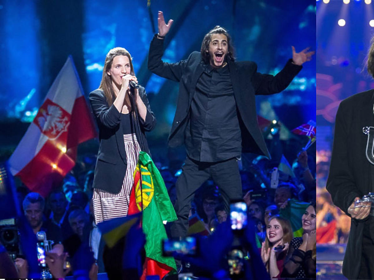 Salvador Sobral z siostrą po wygranej Eurowizji 2017