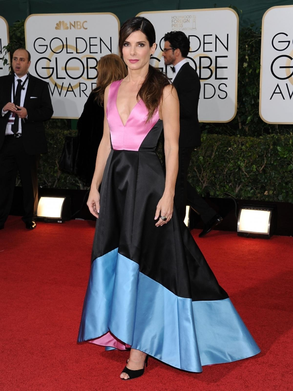 Sandra Bullock na rozdaniu Złotych Globów 2014