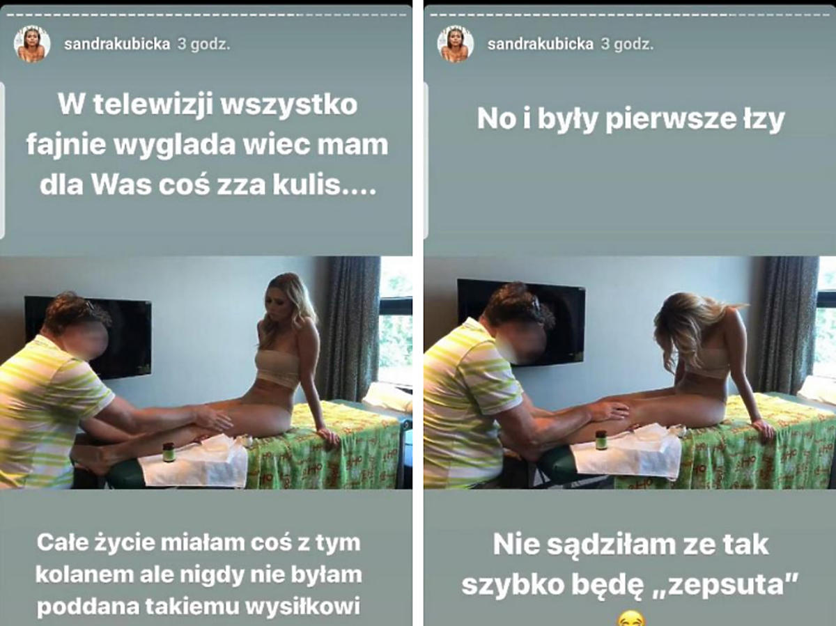 Sandra Kubicka po kontuzji w Tańcu z gwiazdami