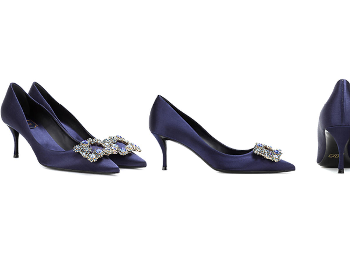 Satynowe court shoes Roger Vivier, 6000 zł