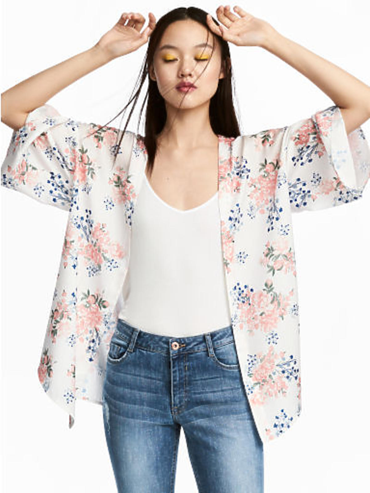 Satynowe kimono H&M, 79,90 zł