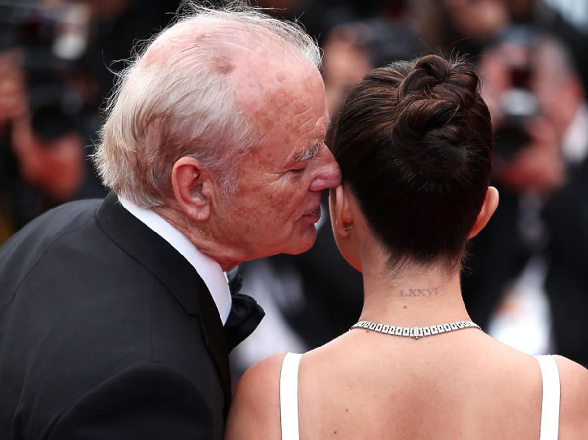 Selena Gomez i Bill Murray w Cannes kontrowersyjne pocałunki