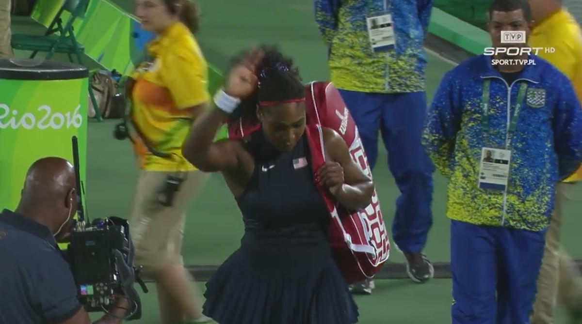 Serena Williams odpadła z turnieju tenisowego