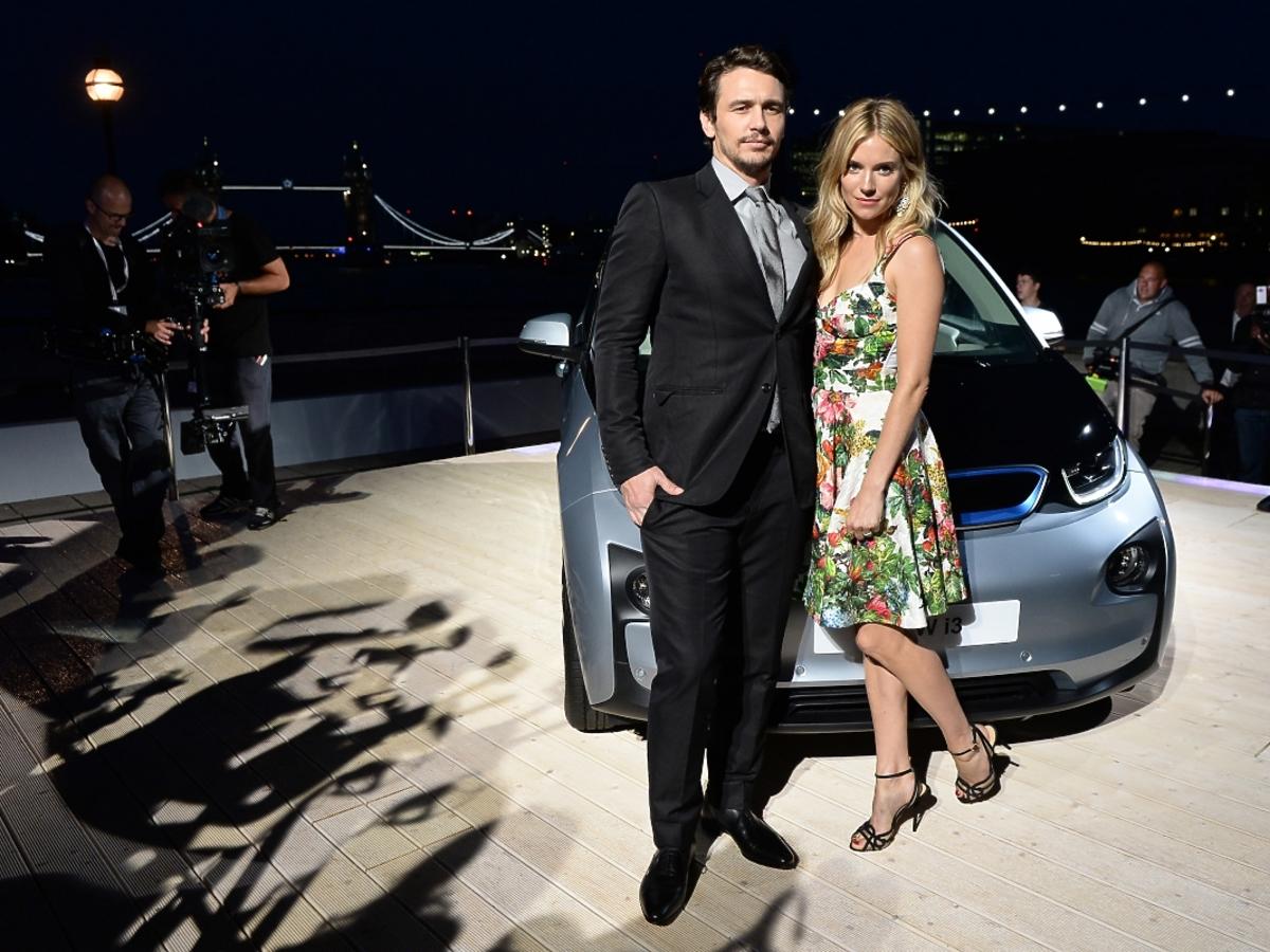 Sienna Miller, James Franco