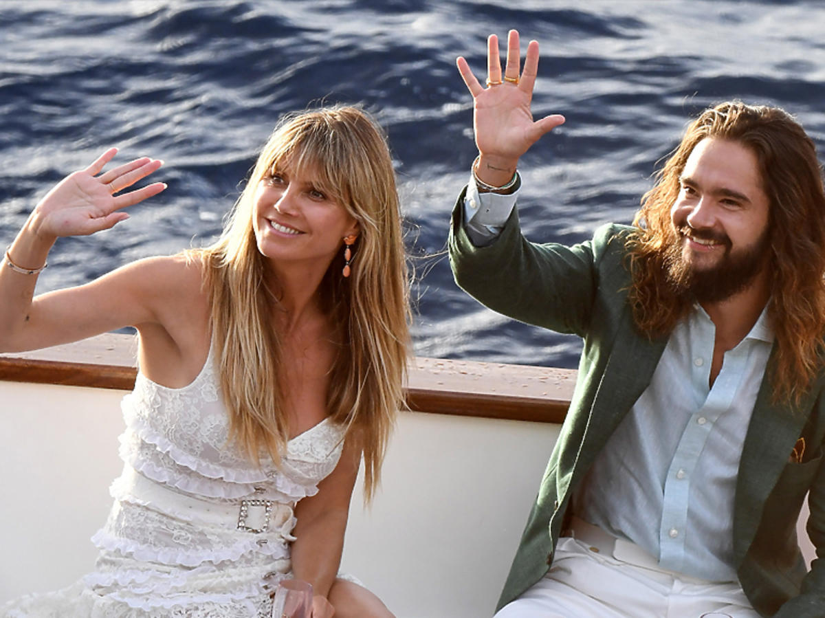 Ślub Heidi Klum i Toma Kaulitza w okolicach wyspy Capri na południu Włoch