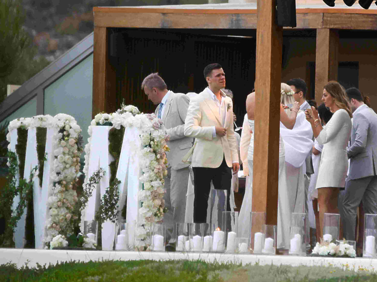 Ślub Mariny i Wojciecha Szczęsnych odbył się w Grecji
