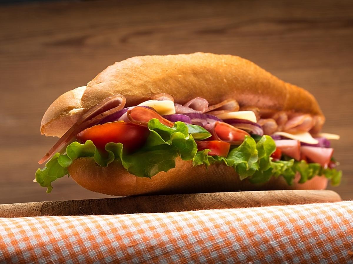 smaczny hamburger