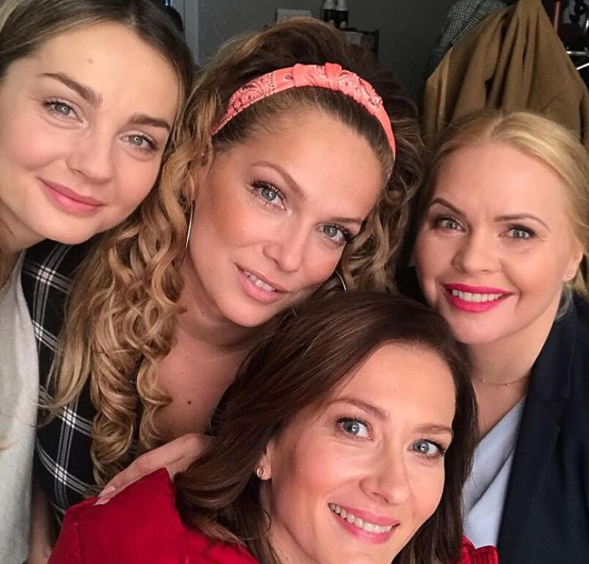 Stużyńska, Liszowska, Sokołowska i Socha na planie Przyjaciółek