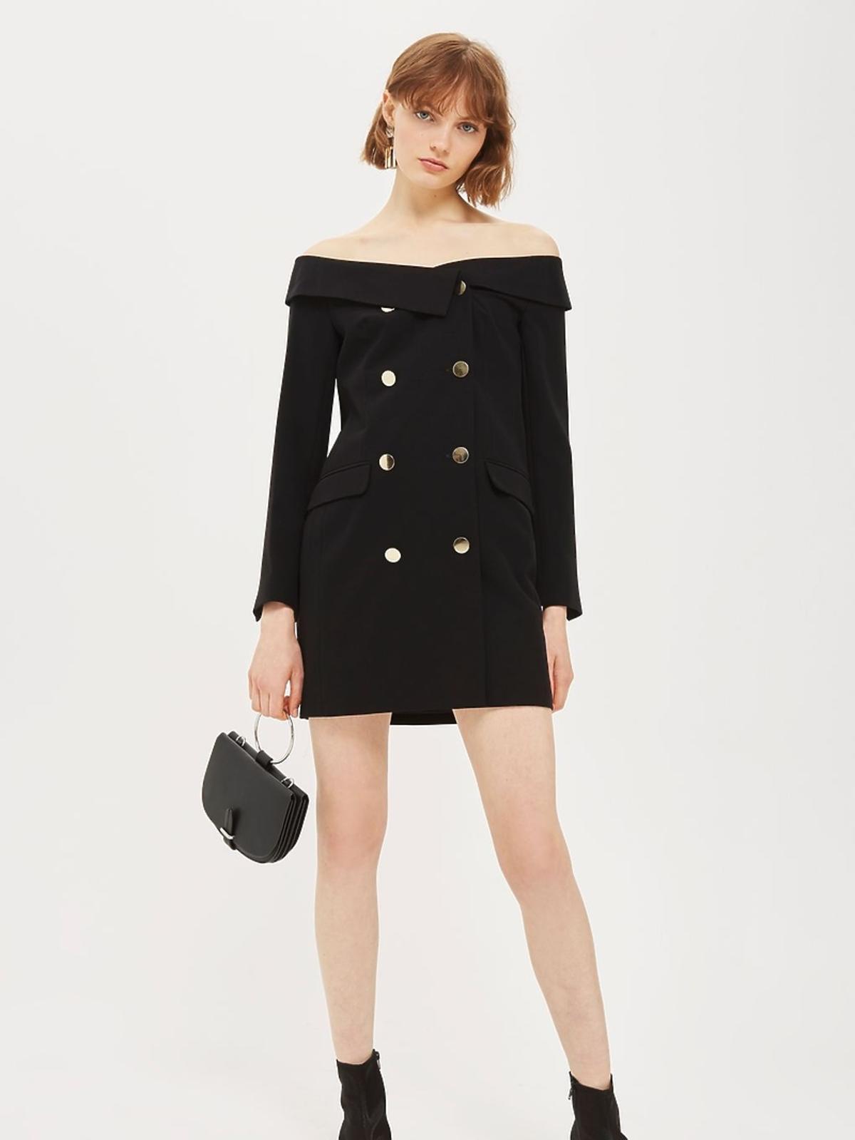 Sukienka bardotka Topshop, 299 zł