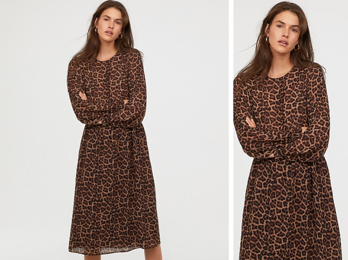 sukienka w centki H&M