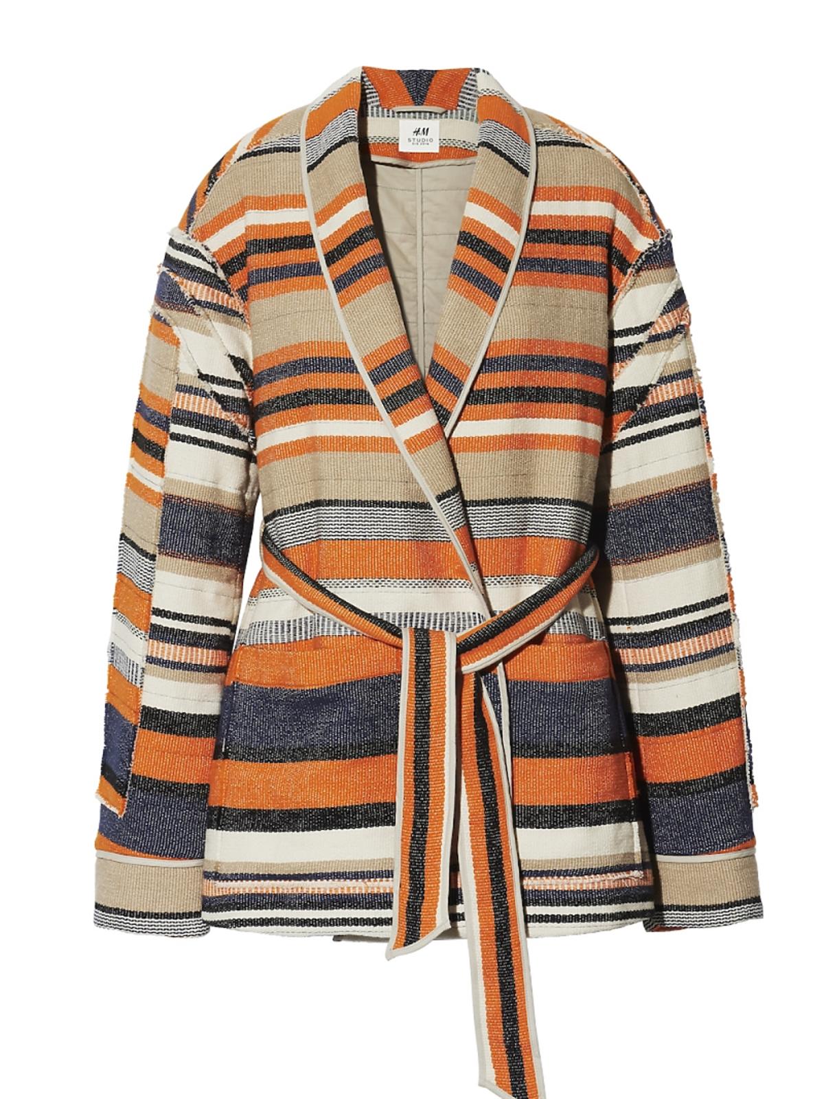sweter w paski