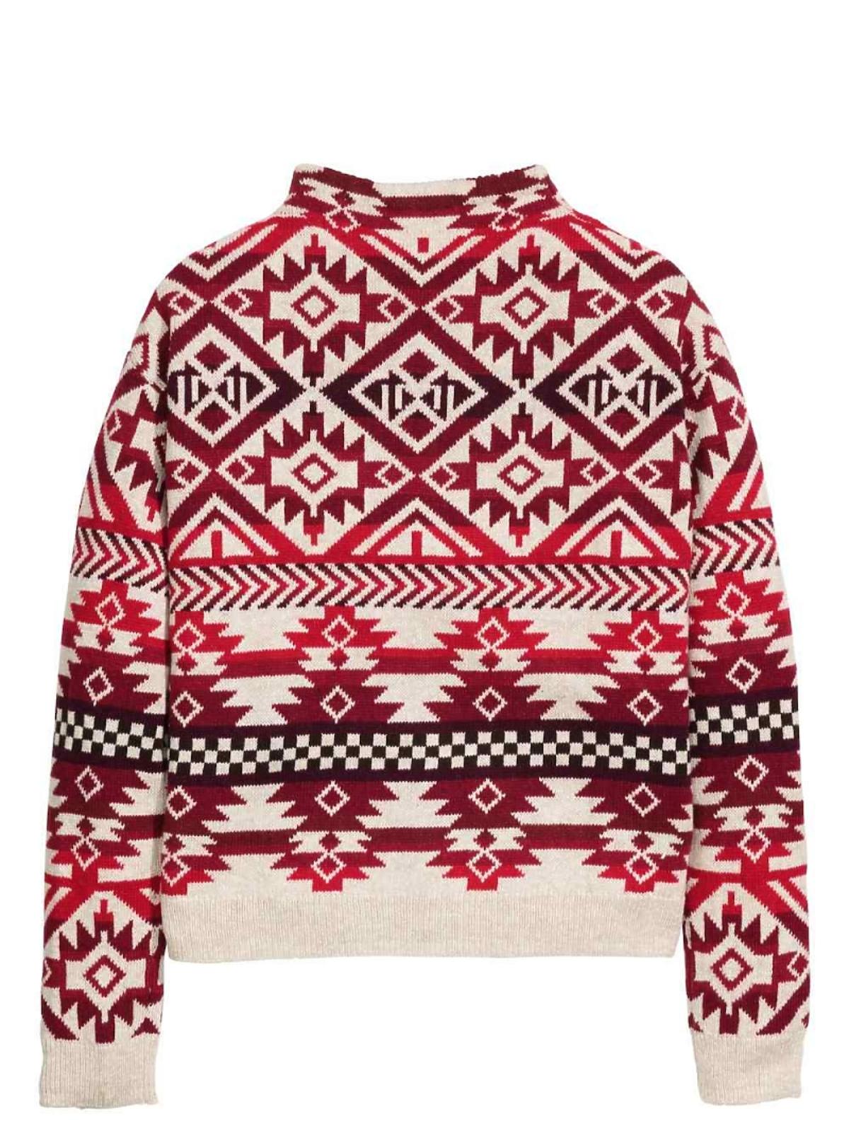 sweter we wzory