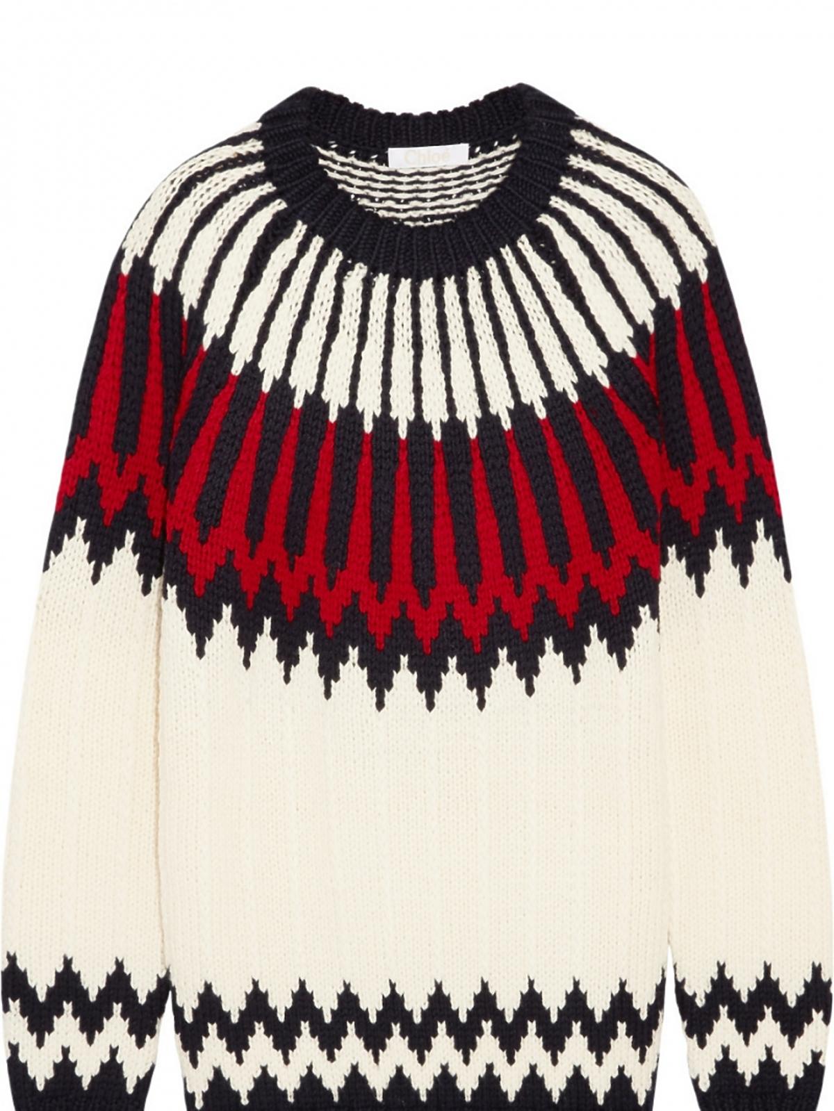 sweter we wzory