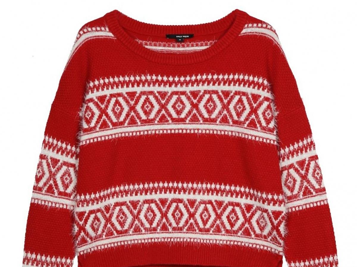 sweter we wzory