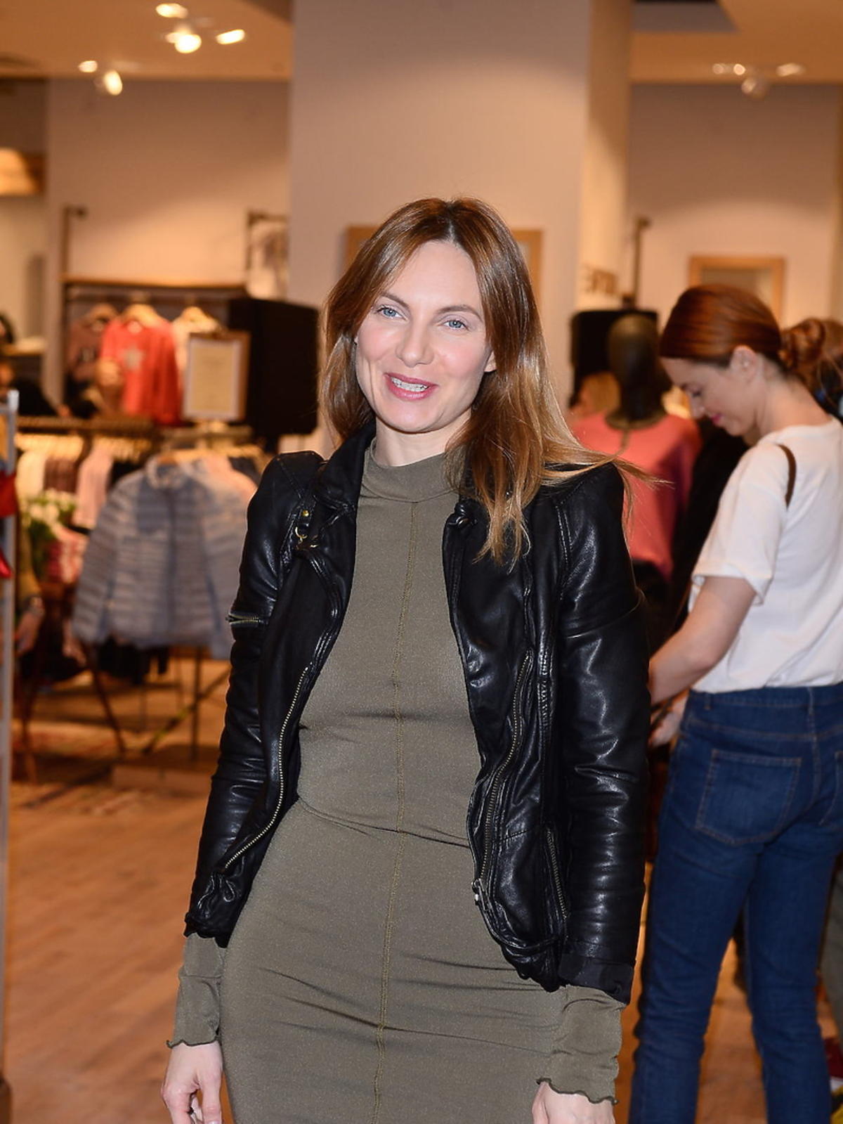 Sylwia Gliwa w czarnej kurtce