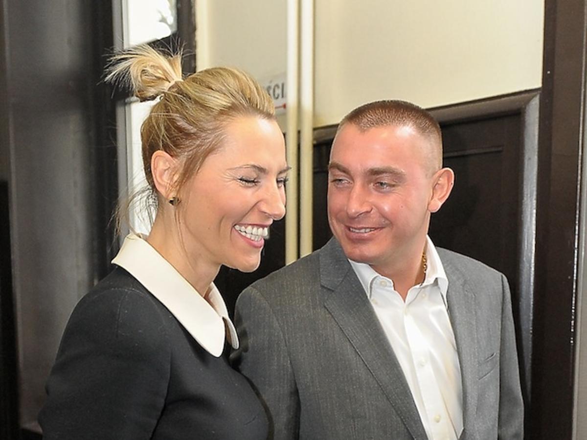 Sylwia Gruchała na swojej rozprawie rozwodowej z Markiem Bączkiem