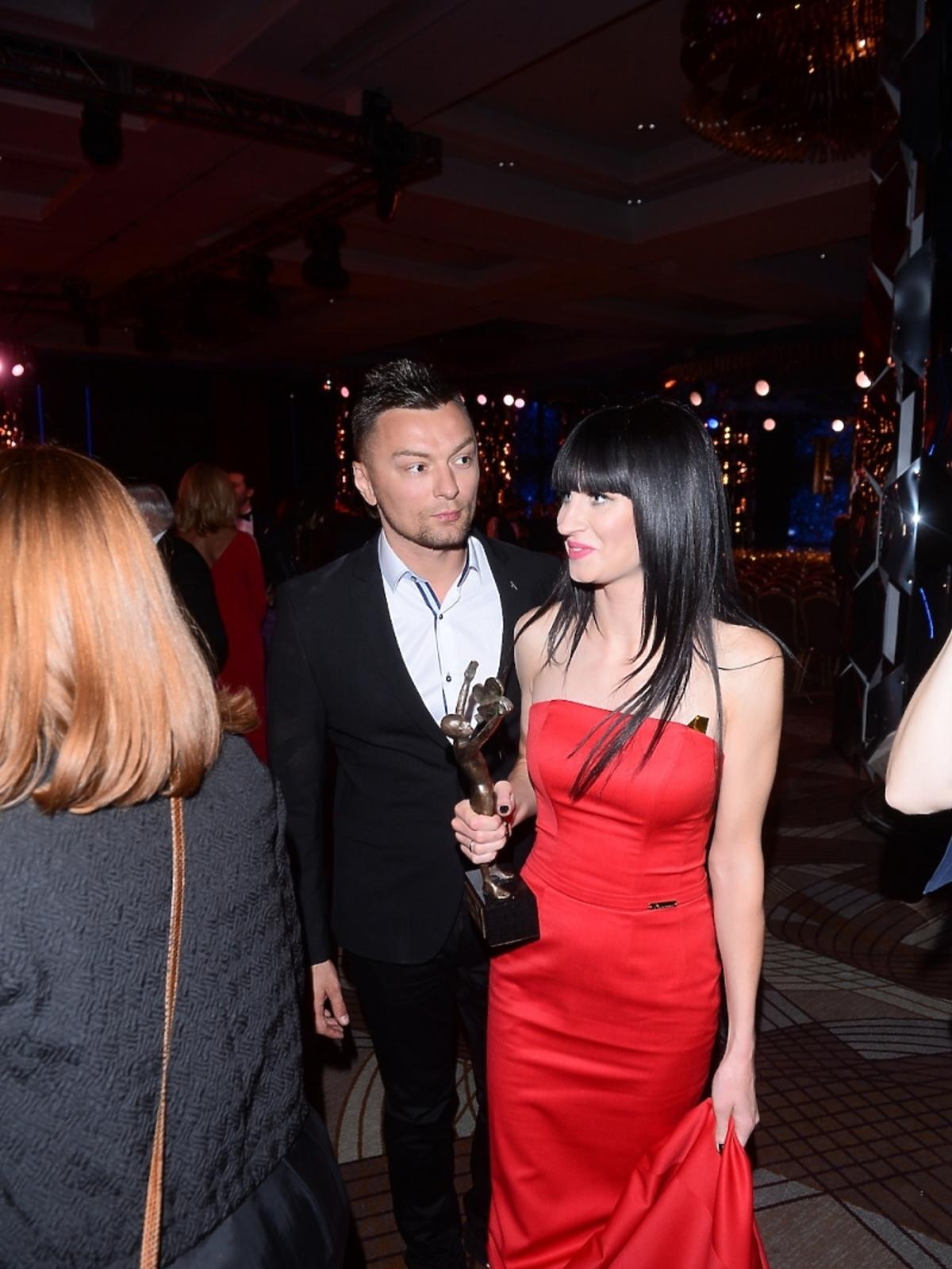 Sylwia Grzeszczak i Liber na gali TeleKamery 2015
