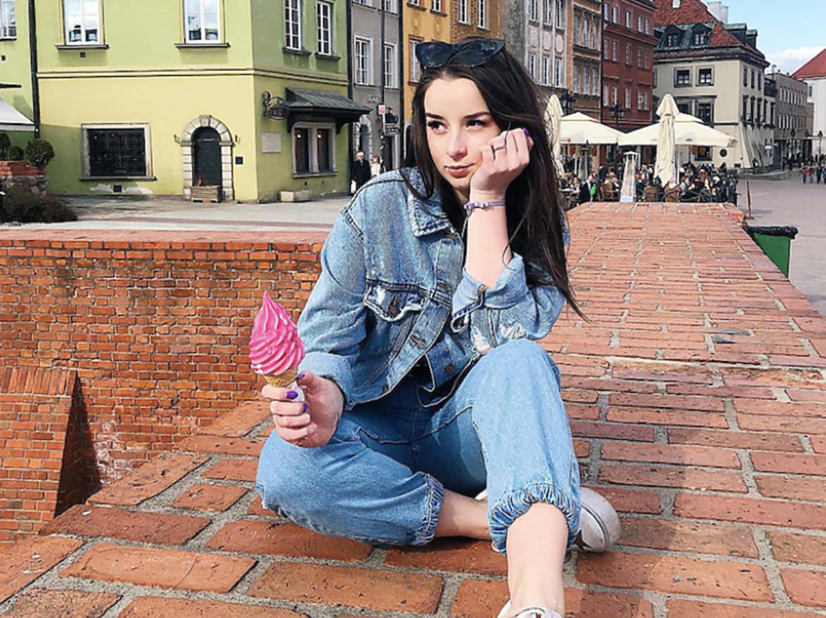 Sylwia Lipka w dżinsowym total looku