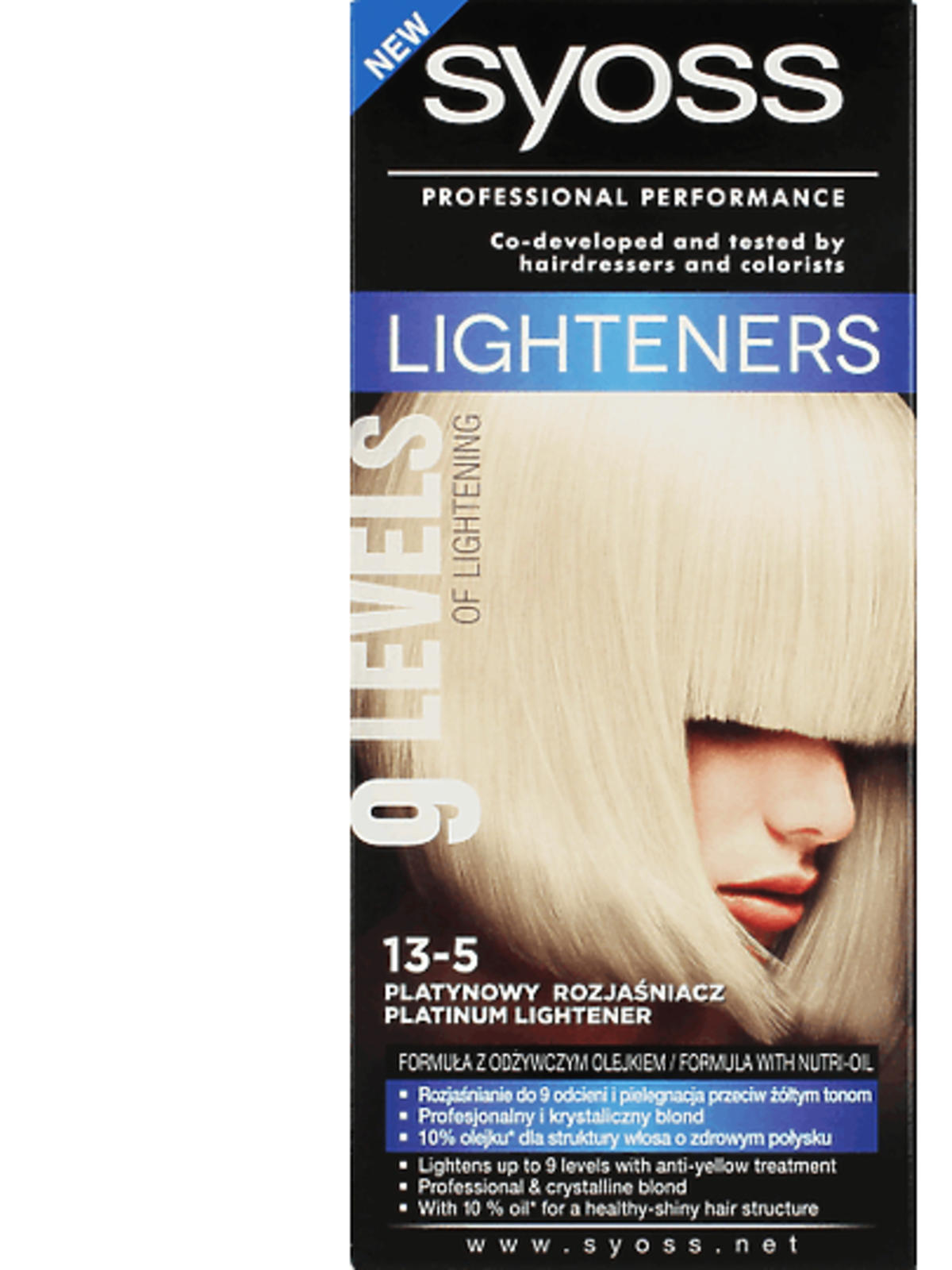 SYOSS, Lighteners, platynowy rozjaśniacz do włosów nr 13-5, 15,99 zł