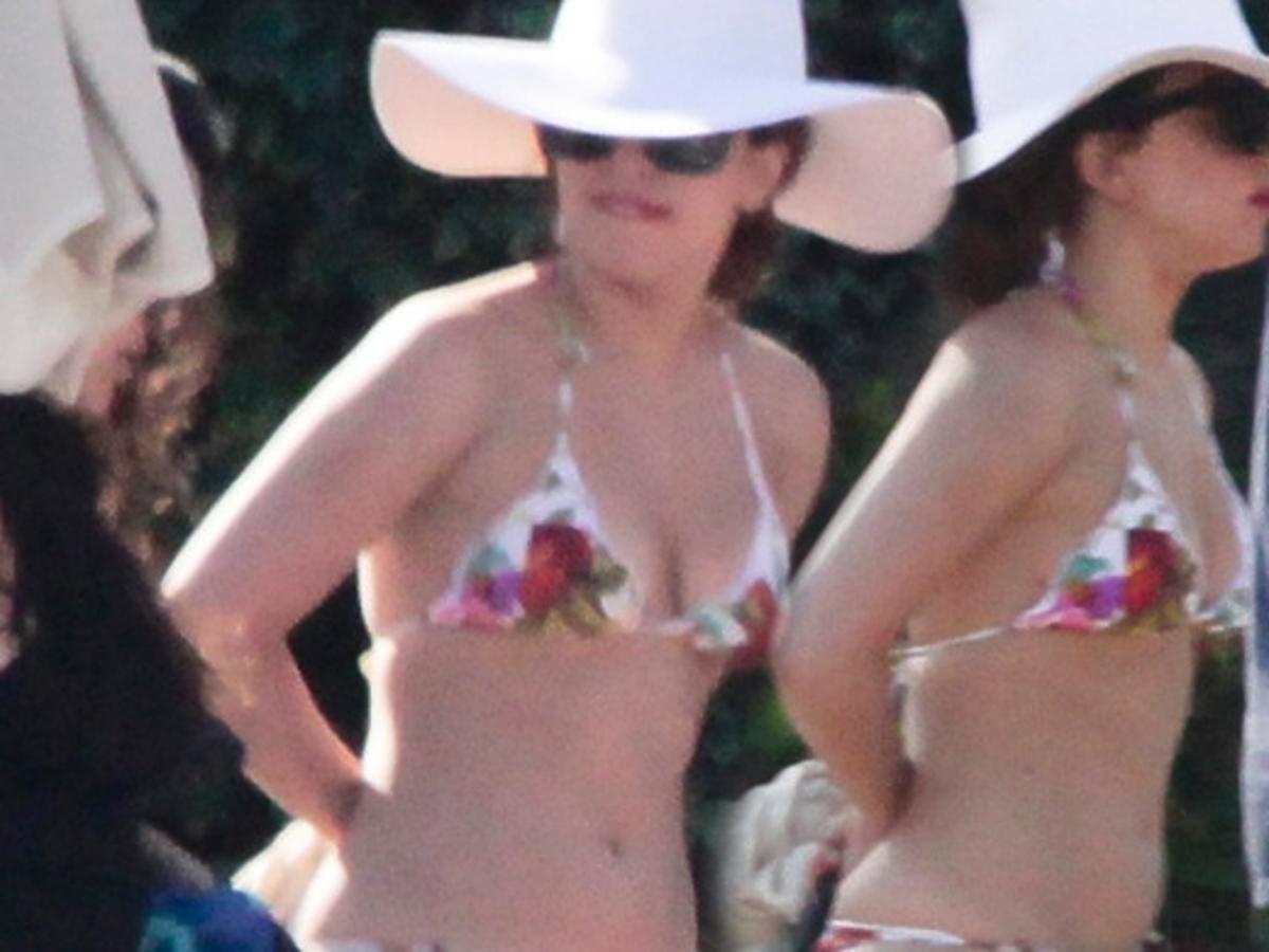 Szczupła Lady Gaga w bikini