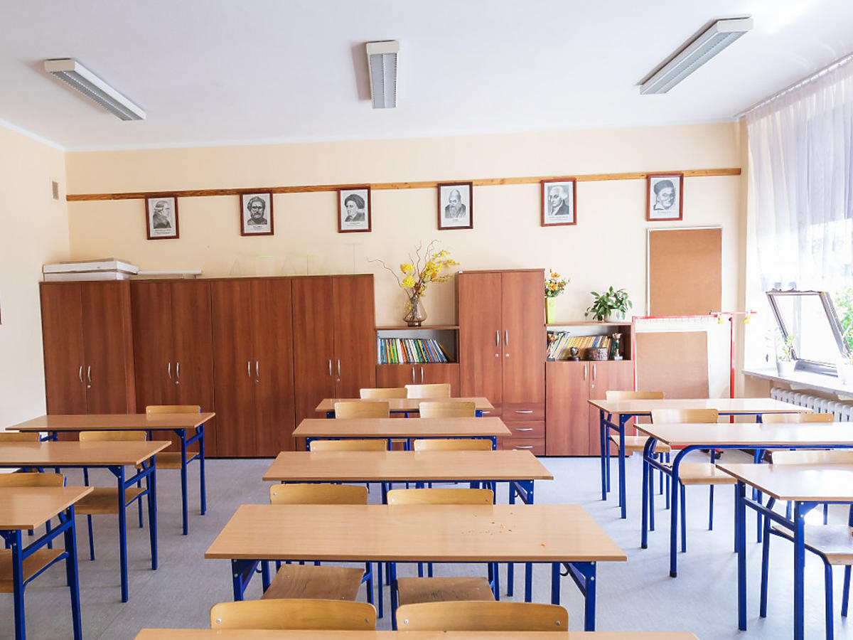 Szkoła klasa lekcje koronawirus