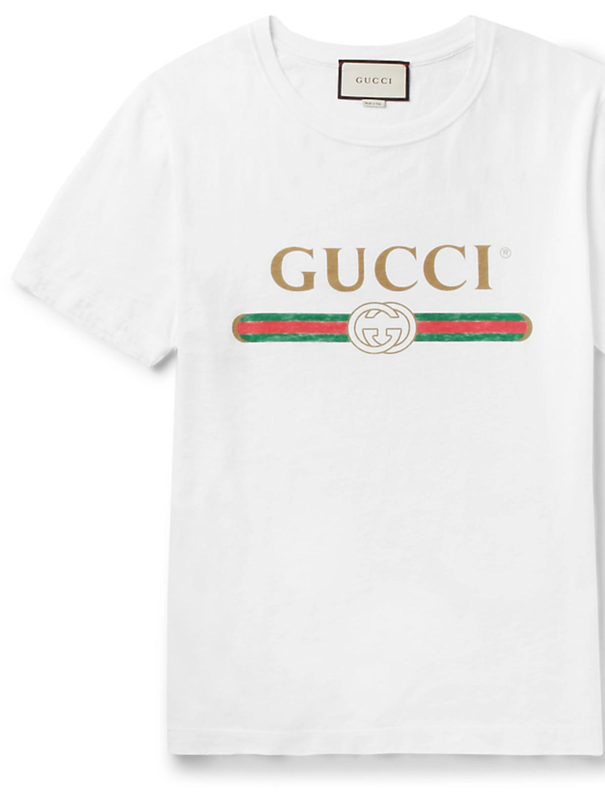 T-shirt z napisem Gucci, ok. 1700 zł