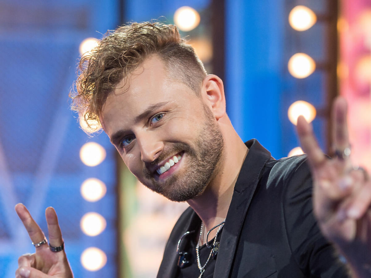 Tadeusz Seibert na planie The Voice of Poland