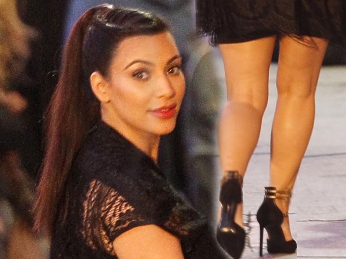 Tak w ciąży tyje Kim Kardashian