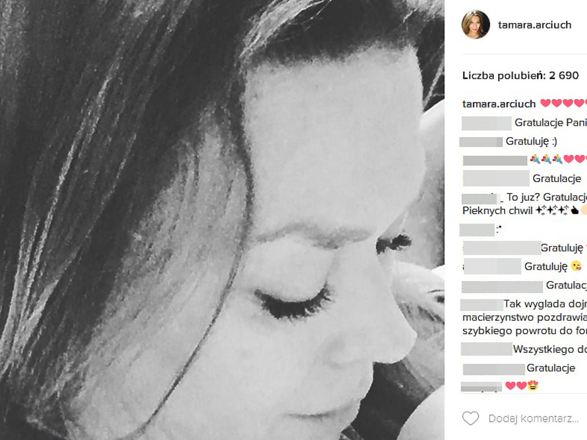 Tamara Arciuch pokazała pierwsze zdjęcia po porodzie