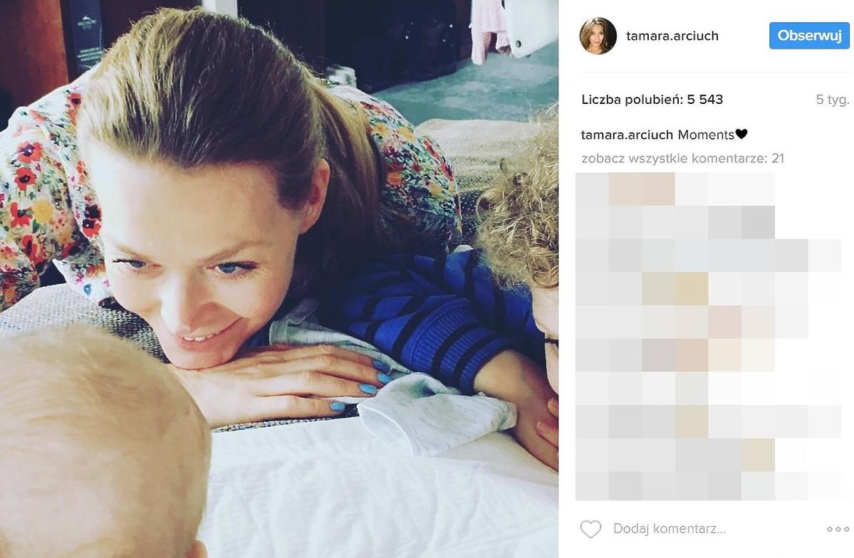 Tamara Arciuch pokazała słodkie zdjęcie córki