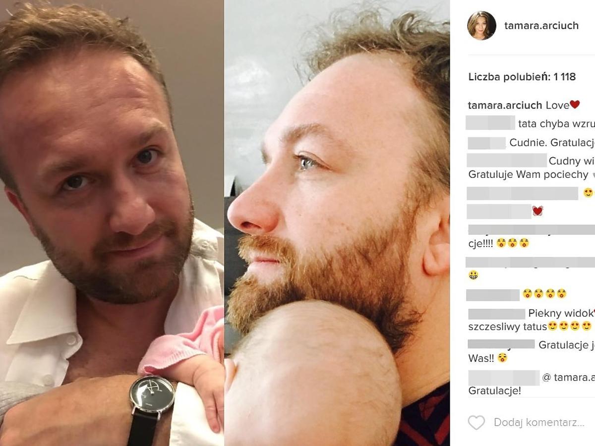 Tamara Arciuch pokazała zdjęcia Bartka Kasprzykowskiego z córką
