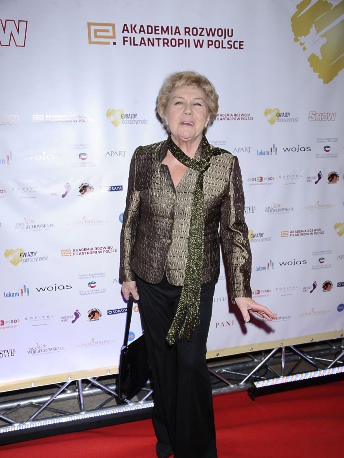Teresa Lipowska na gali