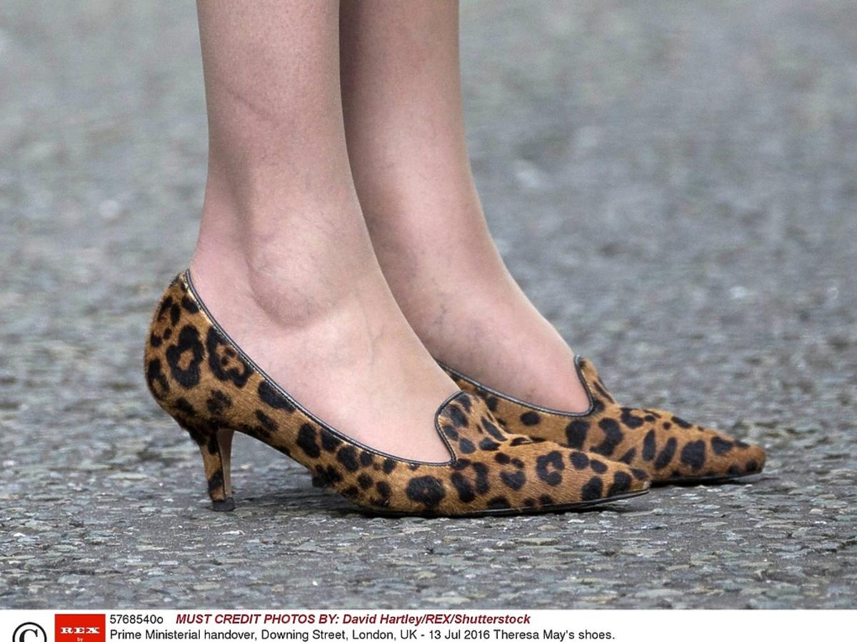 Theresa May, nowa premier Wielkiej , buty