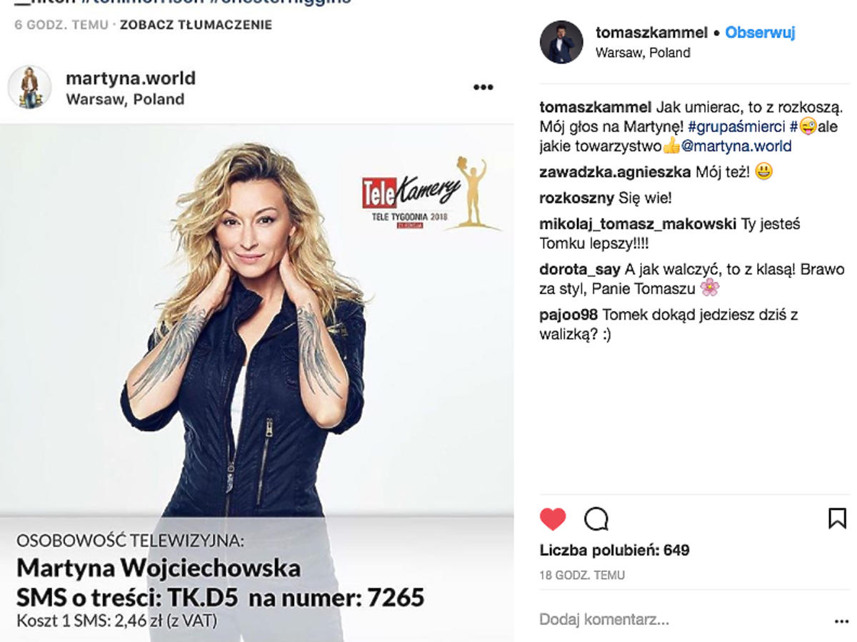Tomasz Kammel o Martynie Wojciechowskiej