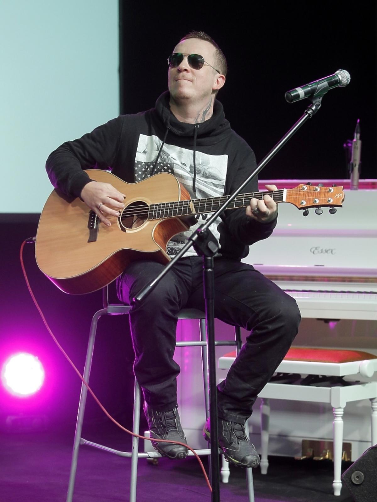Tomasz Lubert na pokazie mody