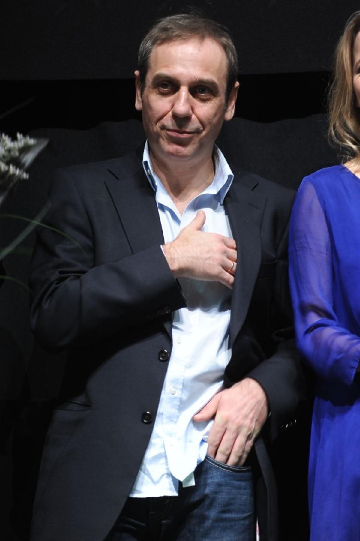 Tomasz Sapryk na premierze filmu 