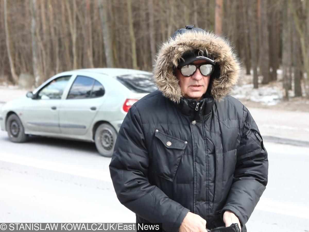Tomasz Stockinger na pogrzebie Agnieszki Kotulanki