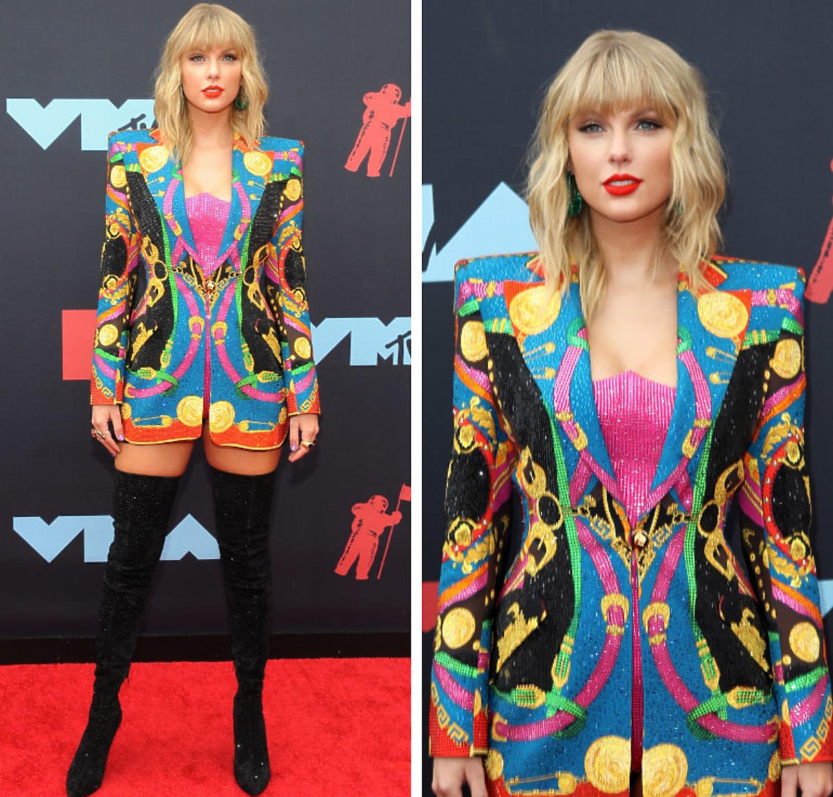 Tylor Swift w sukience marynarce na VMA 2019