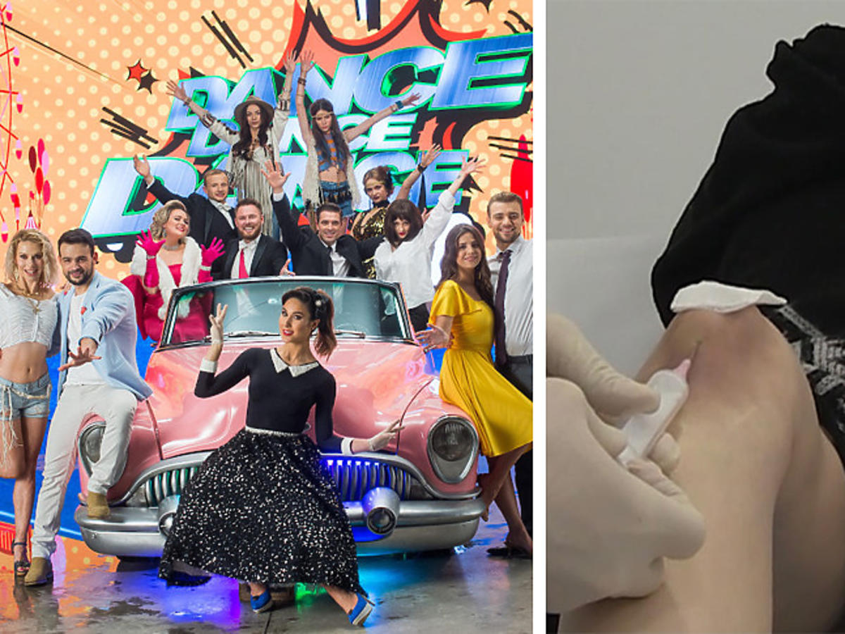 Uczestnicy na planie "Dance Dance Dance 3", Anna Matysiak w szpitalu
