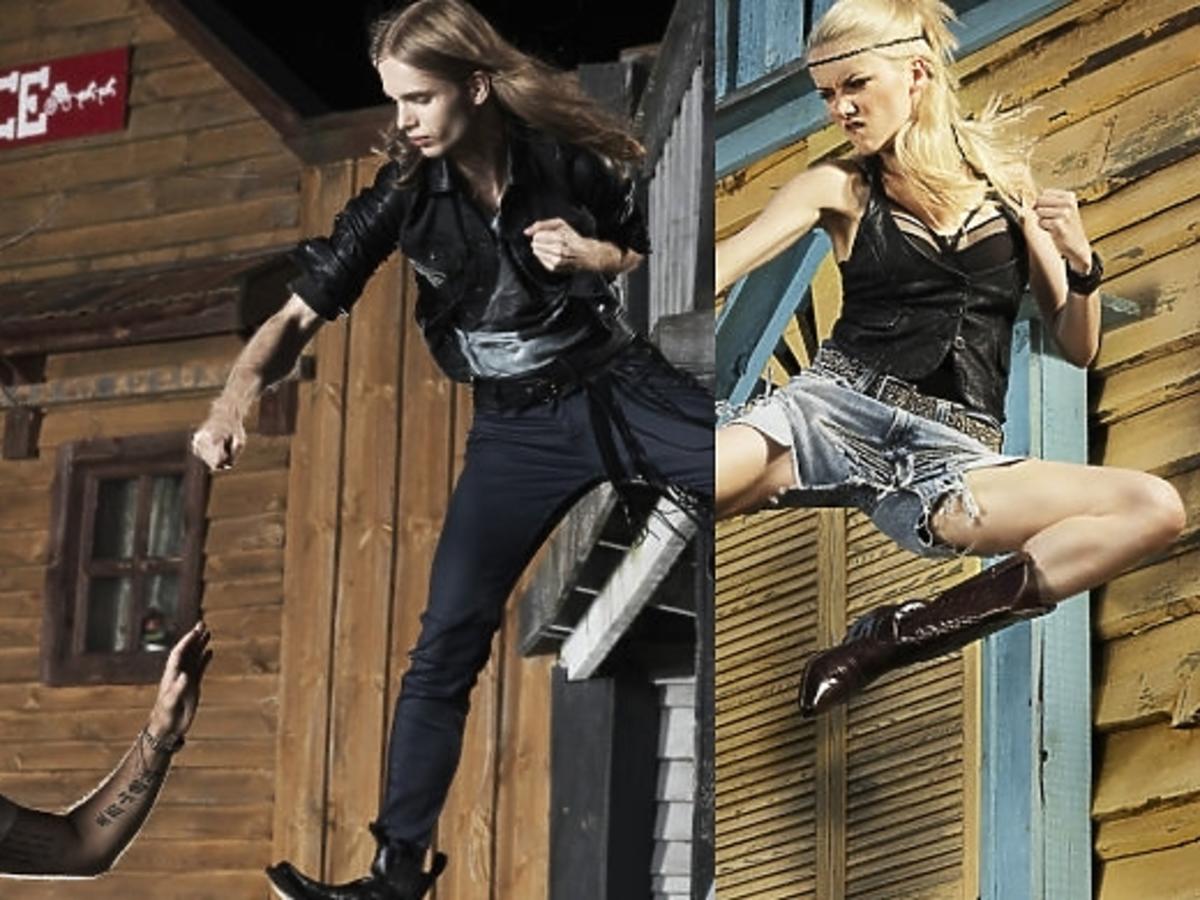 Uczestnicy w sesji Kick Ass w Top Model