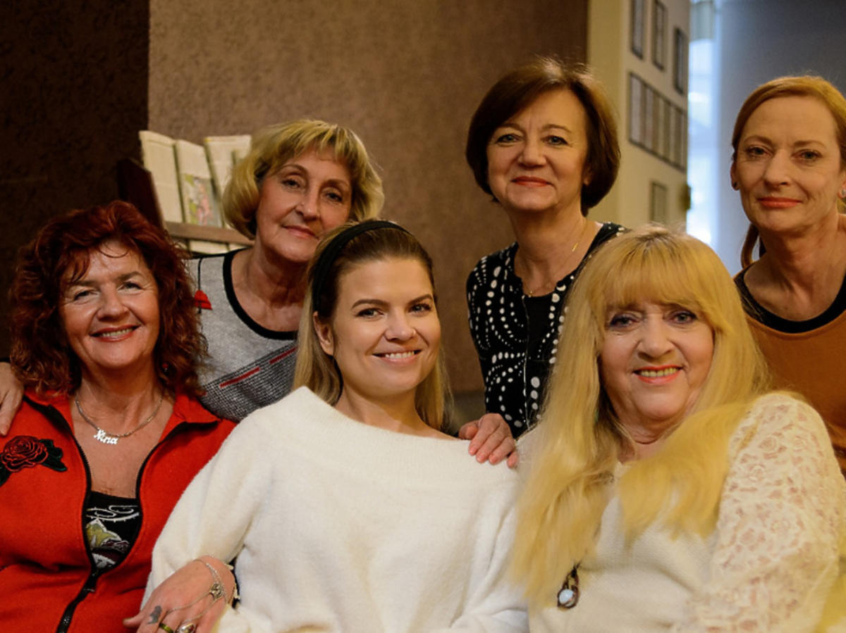 Uczestniczki programu "Sanatorium miłości" z Martą Manowską