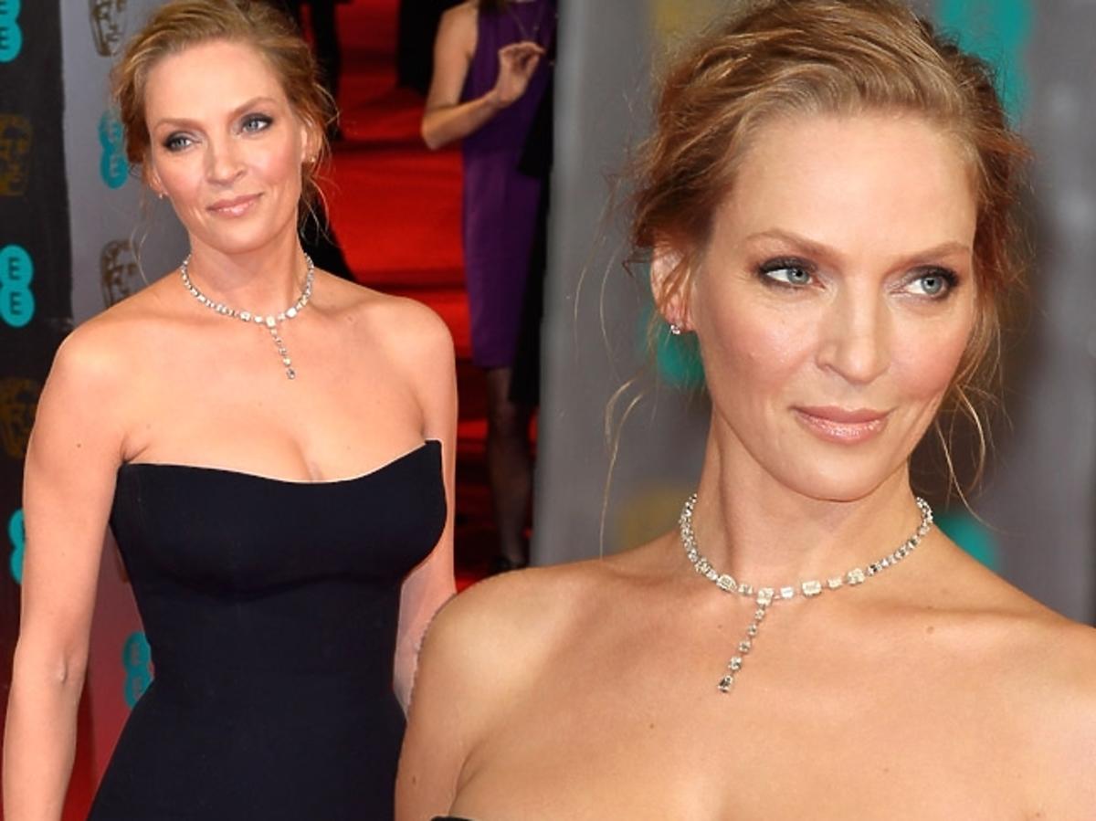 Uma Thurman w Atelier Versace