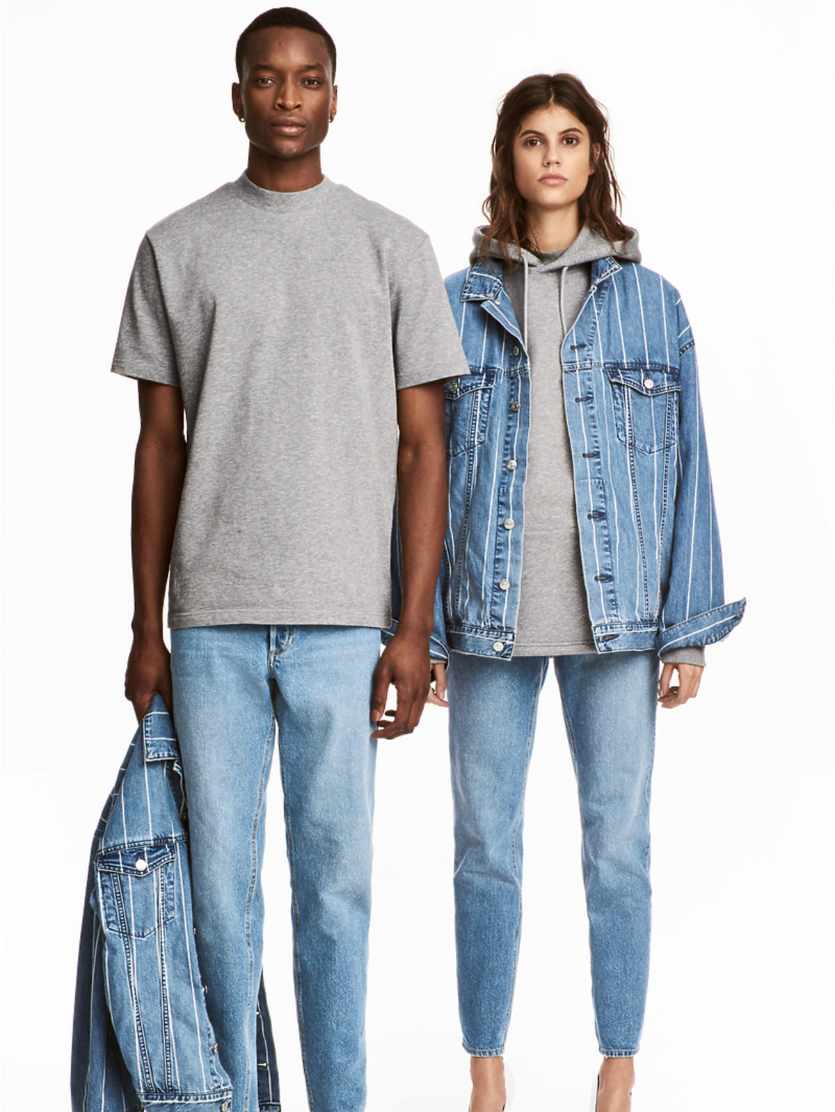 Uniseksowe mum jeansy H&M, 104,90 PLN
