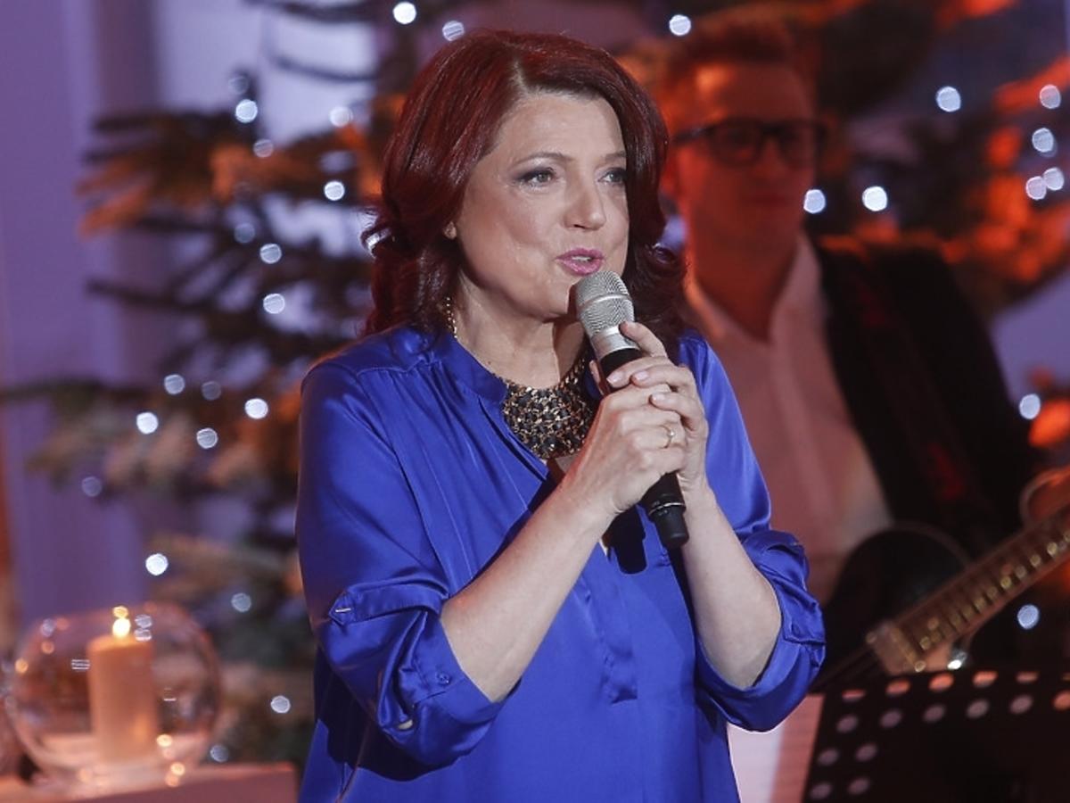 Urszula Dudziak podczas świątecznego koncertu w Pałacu Prezydenckim
