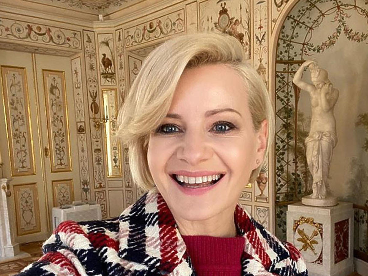 Uśmiechnięta Małgorzata Kożuchowska