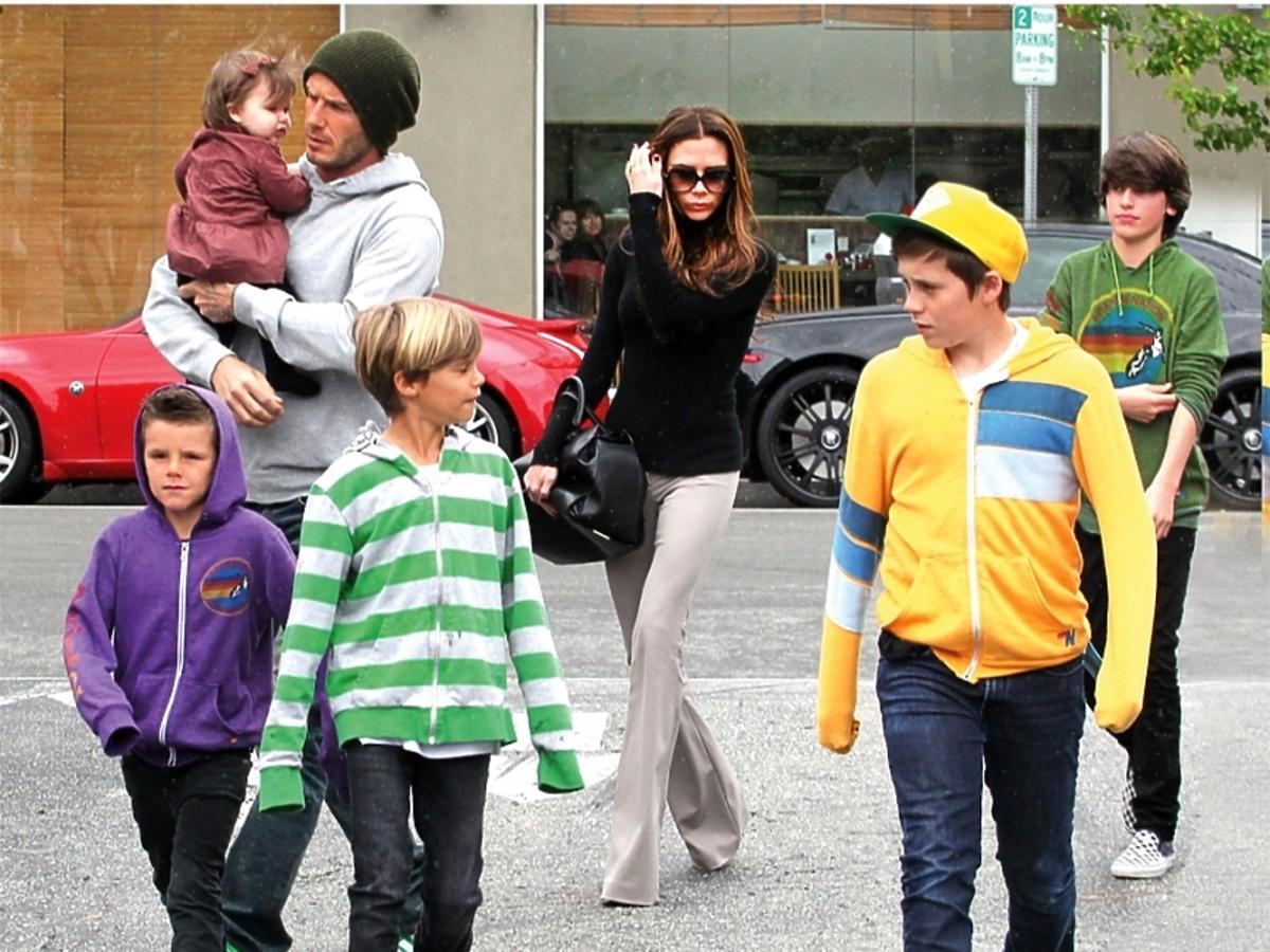 Victoria Beckham z dziećmi